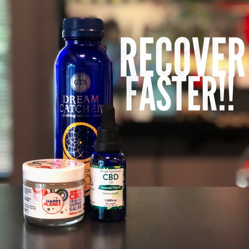 CBD Recovery Oil Salve Water